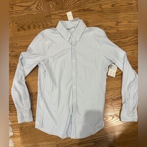 Men’s Abercrombie Classic Blue Striped Men's Shirt, size M